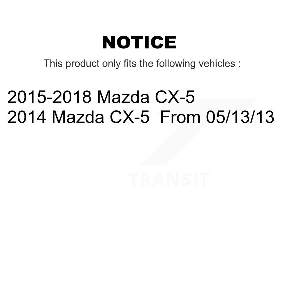 Suspension Shock Absorbers Rear Pair For Mazda CX-5