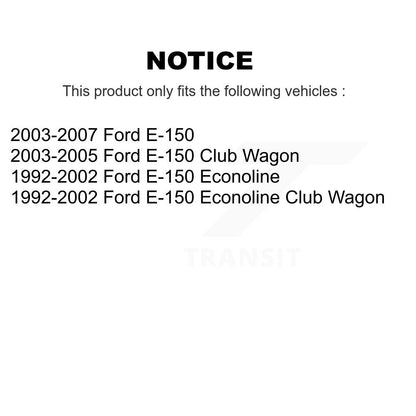 Suspension Shock Absorbers Front Pair For Ford E-150 Econoline Club Wagon