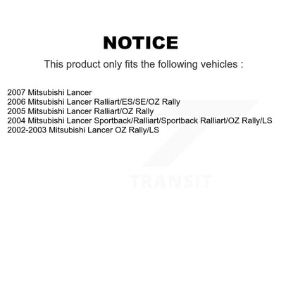 Suspension Struts Front Pair For Mitsubishi Lancer