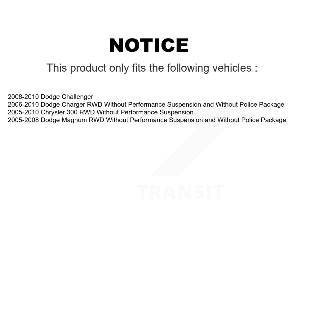 Suspension Struts Front Pair For Dodge Chrysler 300 Charger Challenger Magnum