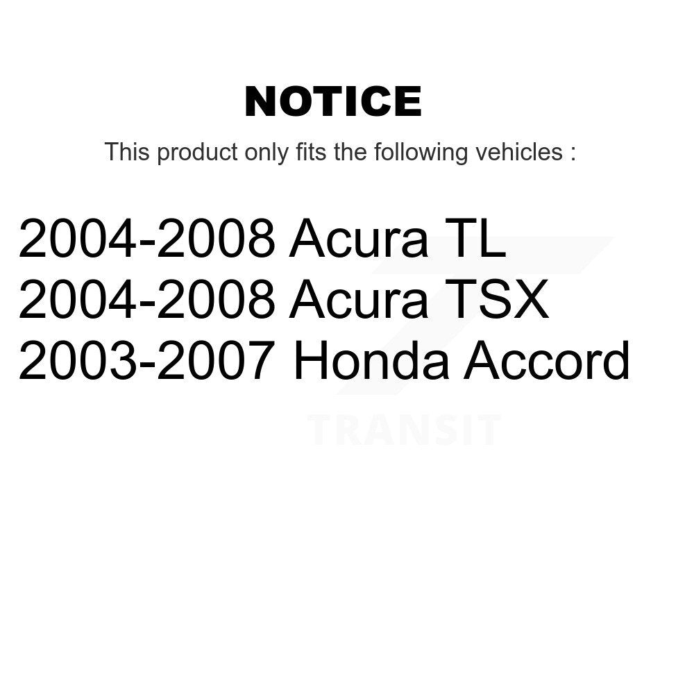 Suspension Struts Front Pair For Honda Accord Acura TL TSX