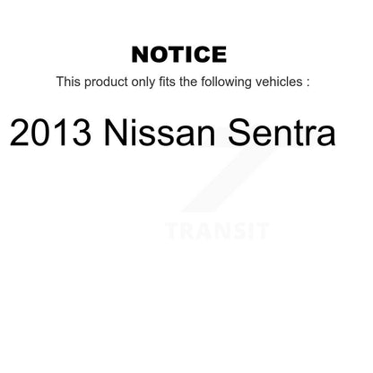 Suspension Struts And Shock Absorbers Front Rear Kit For 2013 Nissan Sentra