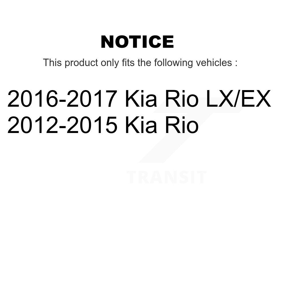 Suspension Struts And Shock Absorbers Front Rear Kit For Kia Rio