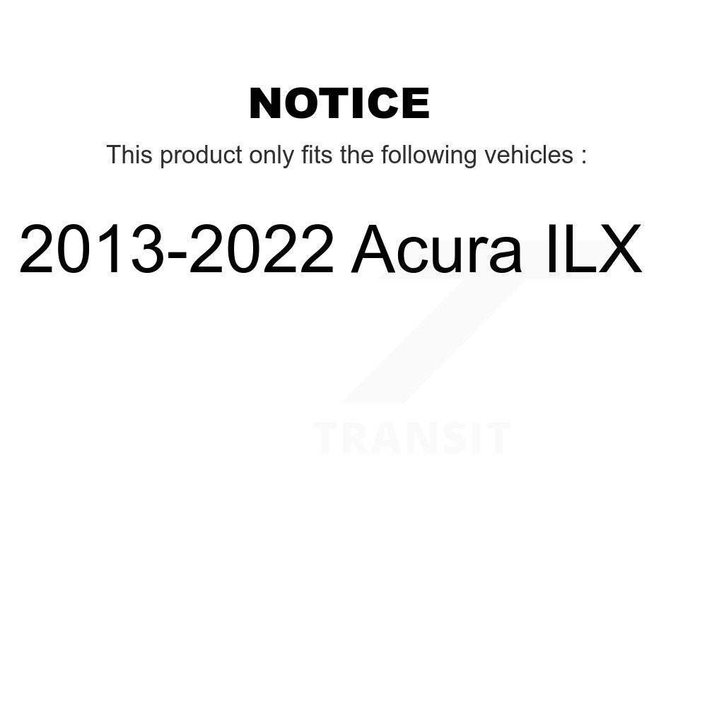 Suspension Shock Absorbers Rear Pair For 2013-2022 Acura ILX