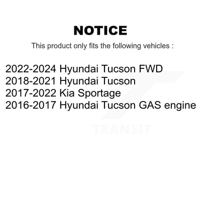 Suspension Shock Absorbers Rear Pair For Hyundai Tucson Kia Sportage