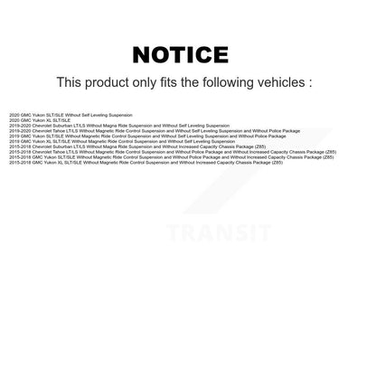 Suspension Struts Front Rear Kit For Chevrolet GMC Tahoe Yukon XL Suburban