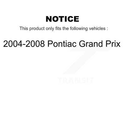 Complete Shocks Strut & Coil Spring Front Pair For 2004-2008 Pontiac Grand Prix