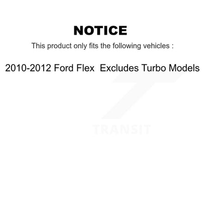 Shocks Strut Coil Spring Front Kit For 2010-2012 Ford Flex Excludes Turbo Models