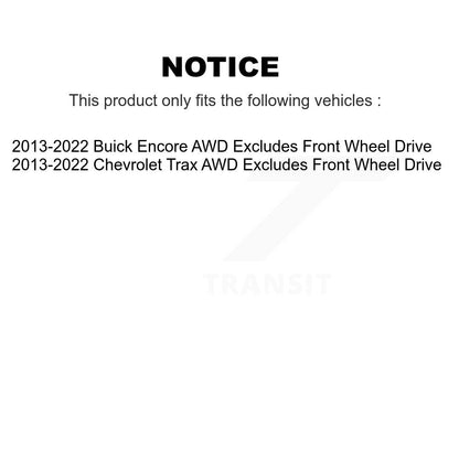 Shocks Strut Coil Spring Front Kit For 2013-2022 Buick Encore Chevrolet Trax AWD