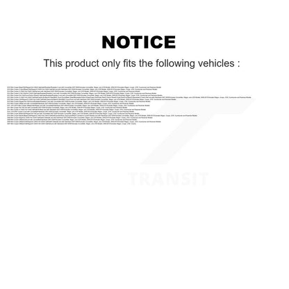 Complete Shocks Strut And Coil Spring Mount Assemblies Rear Kit For Mini Cooper