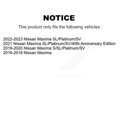 Complete Shocks Strut & Coil Spring Mount Assemblies Front Kit For Nissan Maxima