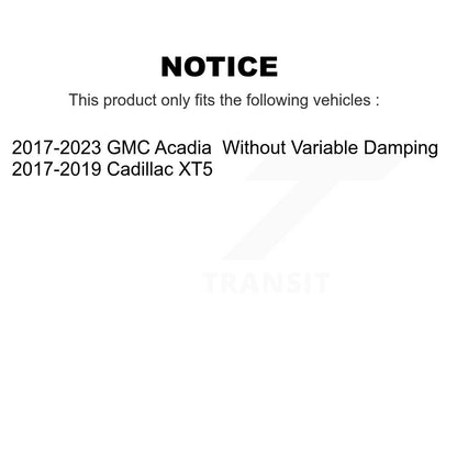 Complete Shocks Strut Coil Spring Assembly Front Kit For GMC Acadia Cadillac XT5