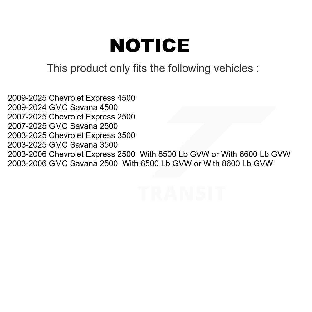 Left or Right Tie Rod End & Boot Front Kit For GMC Chevrolet Savana 2500 Express