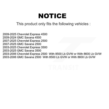 Left or Right Tie Rod End & Boot Front Kit For GMC Chevrolet Savana 2500 Express