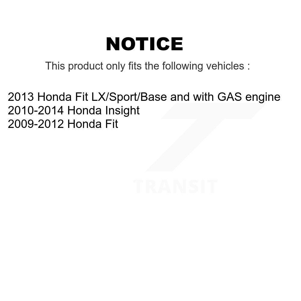 Coated Brakes Drum And Wheel Hub Bearing Assembly Rear Kit For Honda Fit Insight