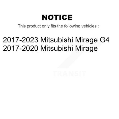 Drum Brake And Wheel Bearing Rear Kit For Mitsubishi Mirage G4