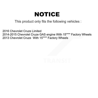 Drum Brake And Wheel Hub Bearing Assembly Rear Kit For Chevrolet Cruze Limited