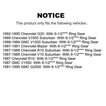 Brake Drum Hardware Bearing Rear Kit For GMC G2500 Chevrolet G20 R10 Blazer V10