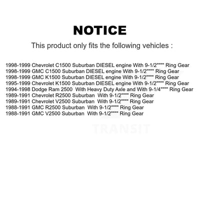 Brake Drum Shoes & Bearing Rear Kit For Dodge Ram 2500 K1500 Suburban Chevrolet