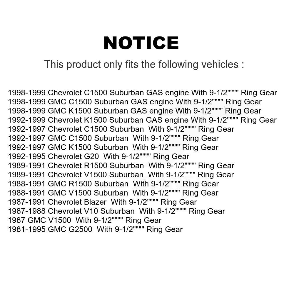 Brake Drum Shoes Bearing Rear Kit For GMC Chevrolet K1500 Suburban G2500 G20 V10