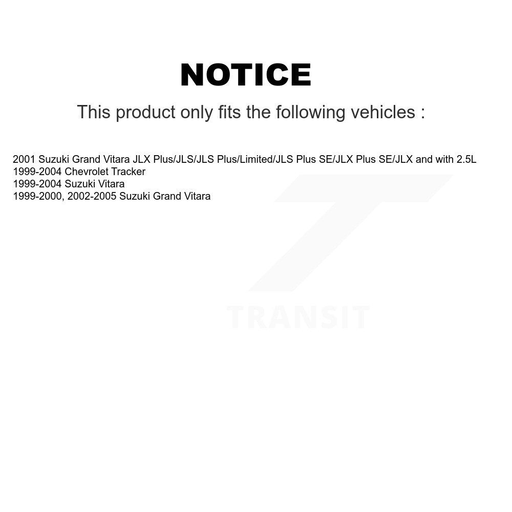 Brake Drum Shoes And Bearing Rear Kit For Chevrolet Tracker Suzuki Grand Vitara