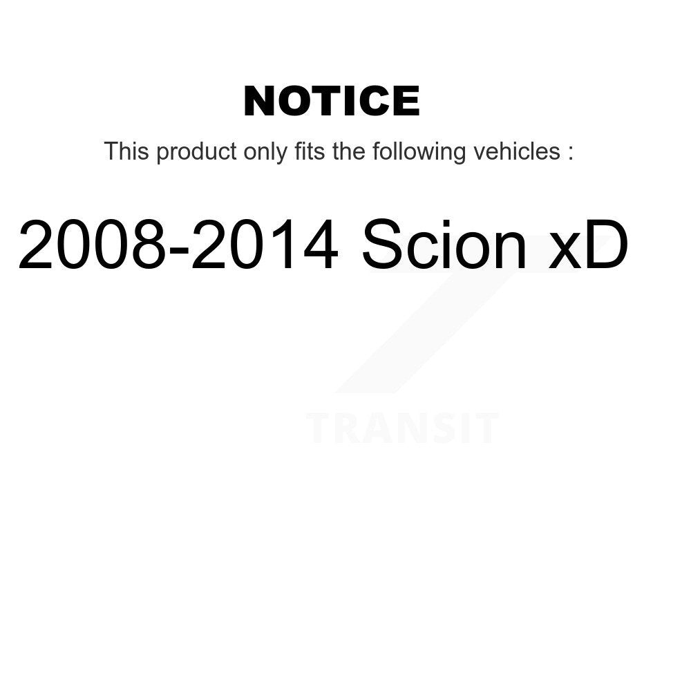 Brake Drum Shoes And Wheel Hub Bearing Assembly Rear Kit For 2008-2014 Scion xD