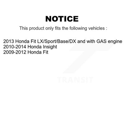 Brake Drum Shoes And Wheel Hub Bearing Assembly Rear Kit For Honda Fit Insight
