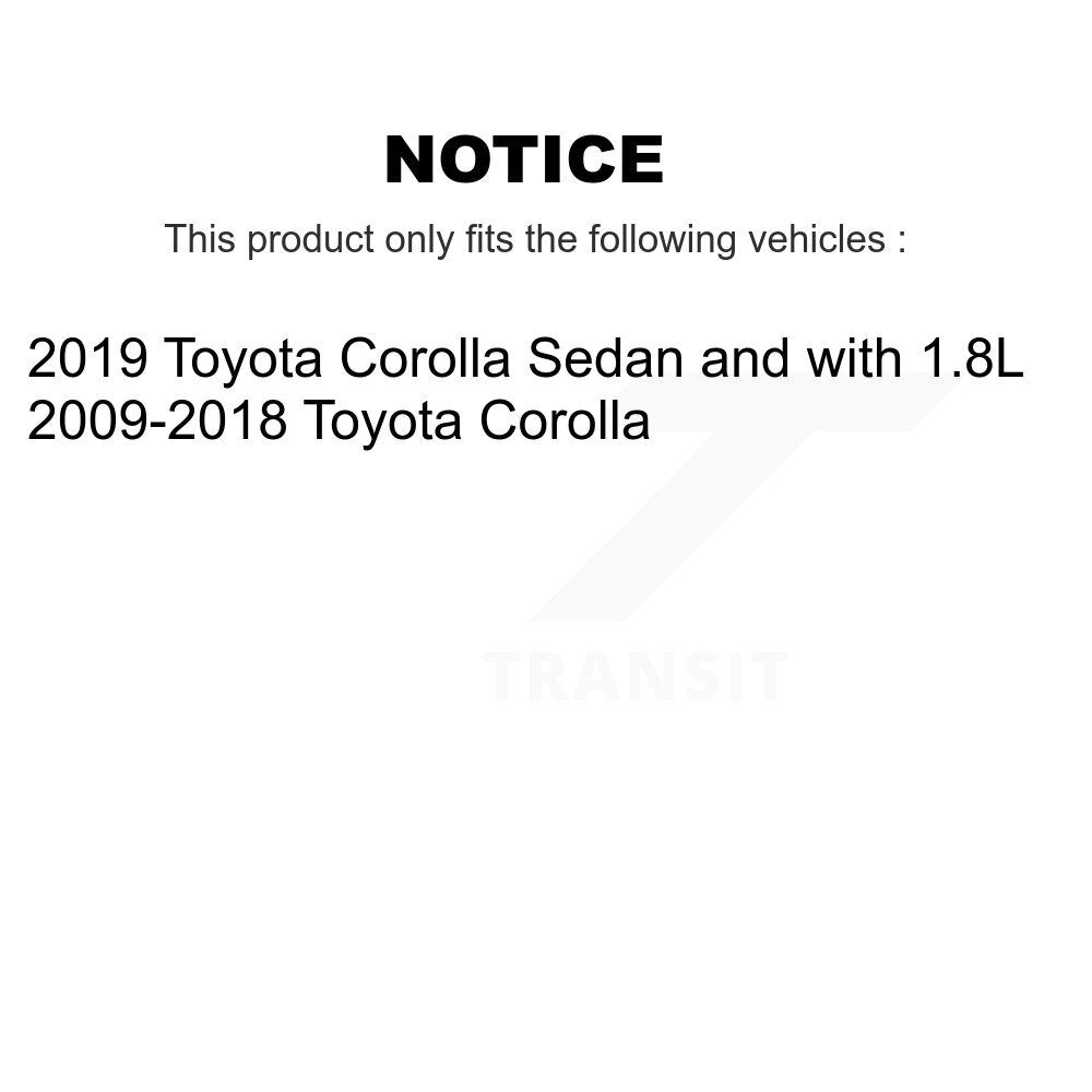 Brake Drum Shoes And Wheel Hub Bearing Assembly Rear Kit For Toyota Corolla