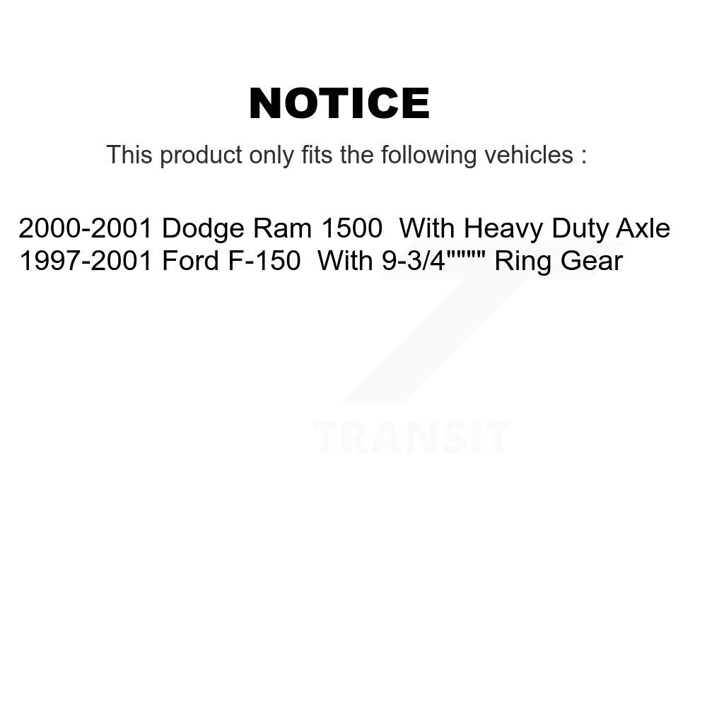 Wheel Cylinders And Drum Shoes Bearing Rear Kit For Ford F-150 Dodge Ram 1500