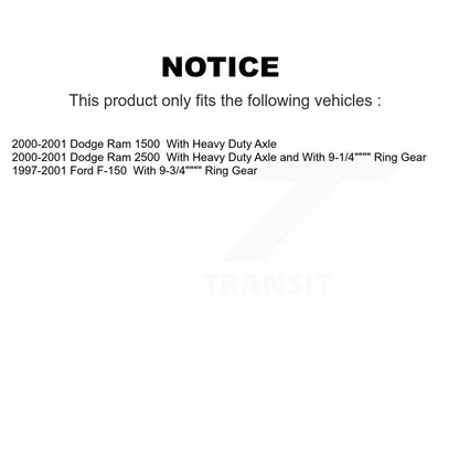 Wheel Cylinders And Bearing Rear Kit For Ford F-150 Dodge Ram 2500 1500 E-150