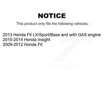 Wheel Cylinders & Coated Drum Shoes Hub Bearing Rear Kit For Honda Fit Insight
