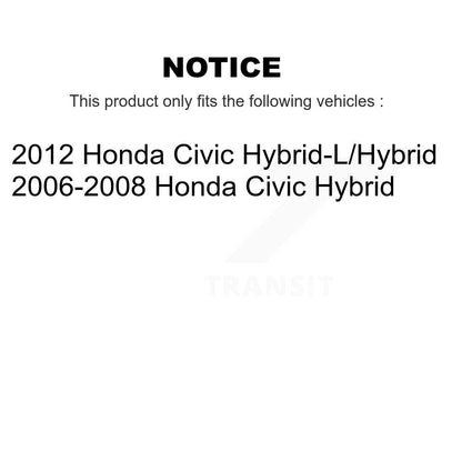 Wheel Cylinders And Drum & Shoes Hub Bearing Assembly Rear Kit For Honda Civic