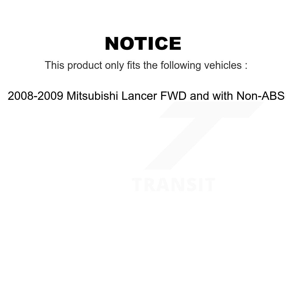 Wheel Cylinders And Drum & Shoes Hub Bearing Rear Kit For Mitsubishi Lancer