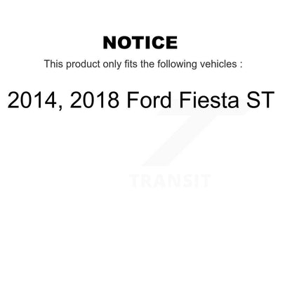 Wheel Cylinders And Hardware Bearing Rear Kit For Ford Fiesta ST