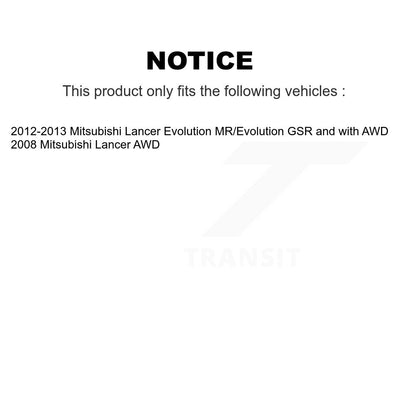 Wheel Cylinders And Hardware Hub Bearing Assembly Rear Kit For Mitsubishi Lancer