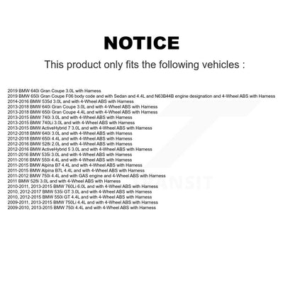 Wheel Hub Bearing Sensor Front Kit For BMW 528i 650i 535i 750Li 750i 550i 640i 5