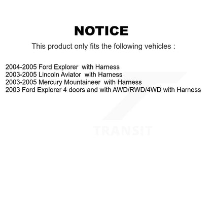Wheel Hub Bearing & Extra ABS Sensor Front Kit For Ford Explorer Lincoln Aviator