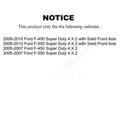 Wheel Hub Bearing & Extra Sensor Front Kit For Ford F-550 Super Duty F-450 4 X 2