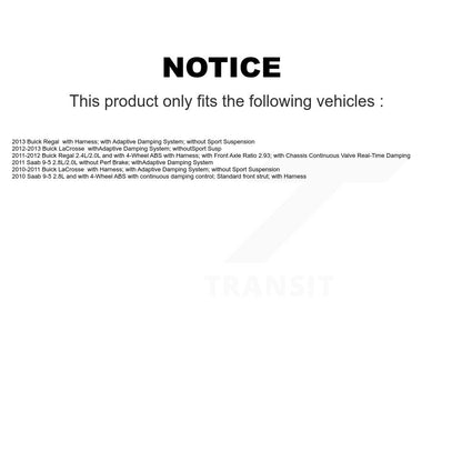Wheel Hub Bearing And ABS Sensor Front Kit For Buick LaCrosse Regal Saab 9-5