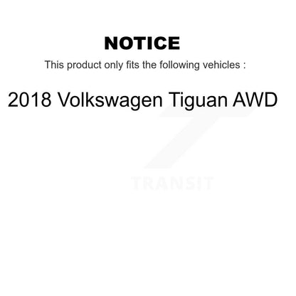 Wheel Hub Bearing And ABS Sensor Rear Kit For 2018 Volkswagen Tiguan AWD