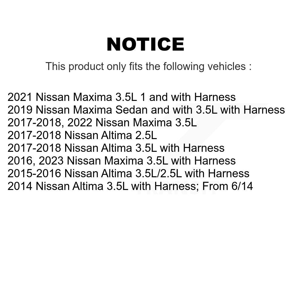 Wheel Hub Bearing And ABS Sensor Rear Kit For Nissan Altima Maxima