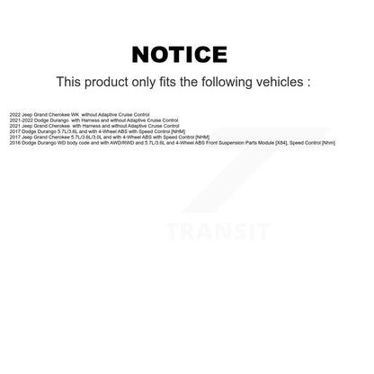 Wheel Bearing ABS Sensor Front Rear Kit For Jeep Grand Cherokee Dodge Durango WK