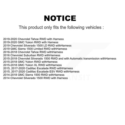 Wheel Hub Bearing Extra Sensor Front Kit For GMC Chevrolet Sierra 1500 Silverado