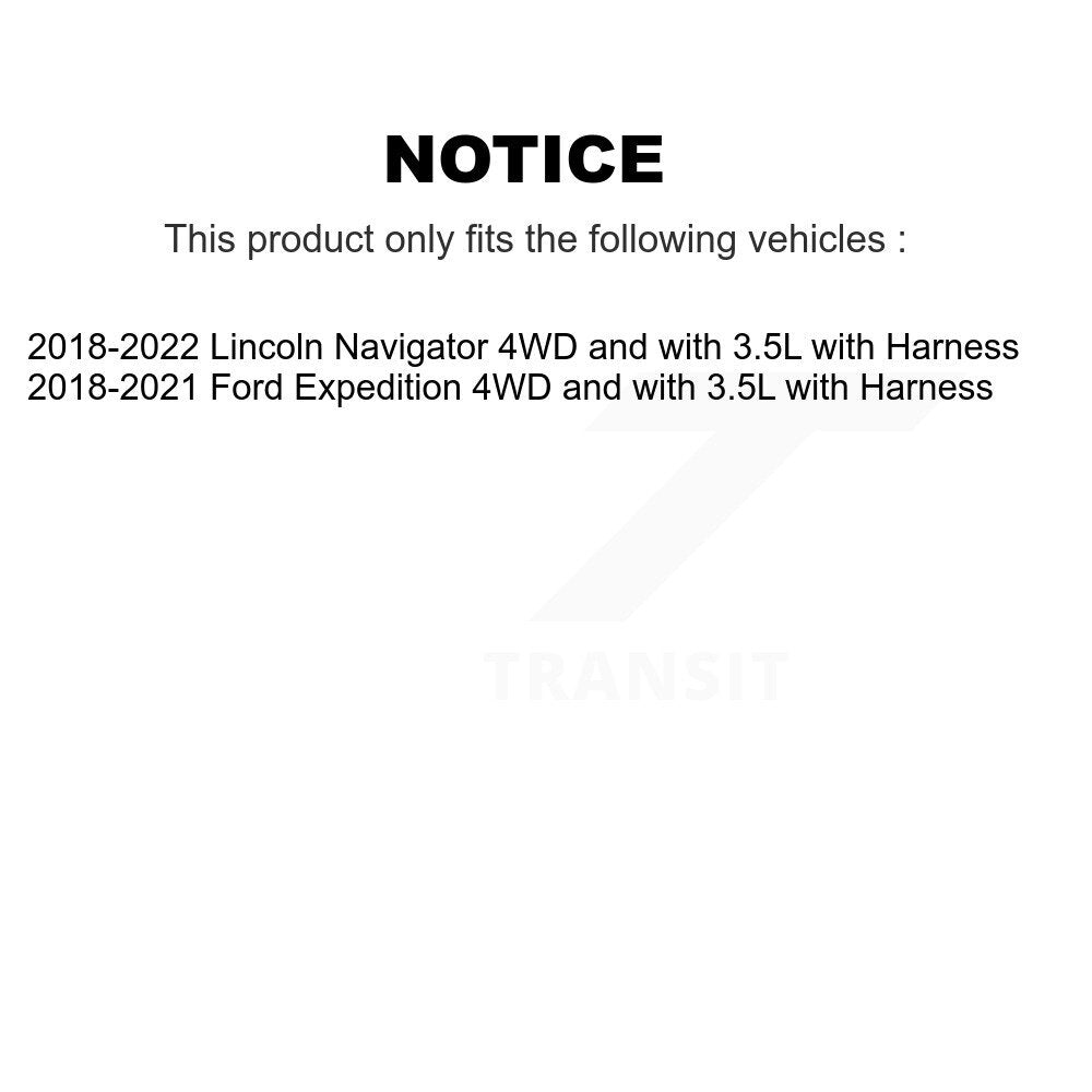 Wheel Hub Bearing & Extra Sensor Front Kit For Ford Expedition Lincoln Navigator