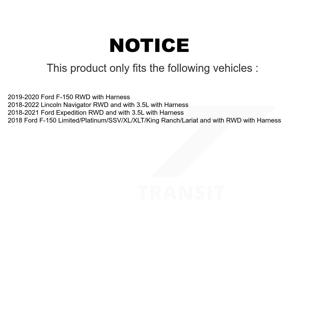 Wheel Hub Bearing & Extra ABS Sensor Front Kit For Ford F-150 Expedition Lincoln