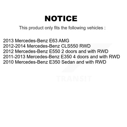 Wheel Bearing & ABS Sensor Front Kit For Mercedes-Benz E350 CLS550 E550 E63 AMG