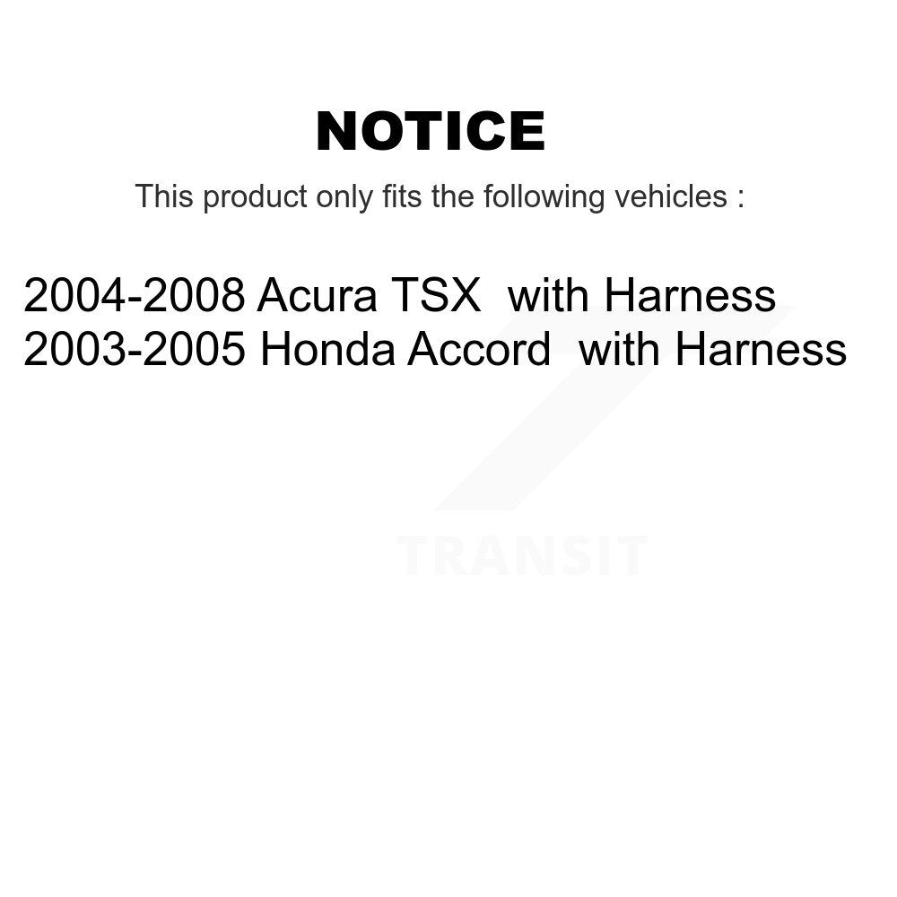 Wheel Bearing And ABS Sensor Front Kit For Honda Accord Acura TSX