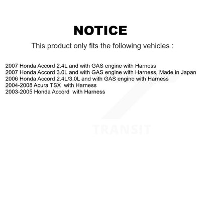 Wheel Bearing And ABS Sensor Front Kit For Honda Accord Acura TSX