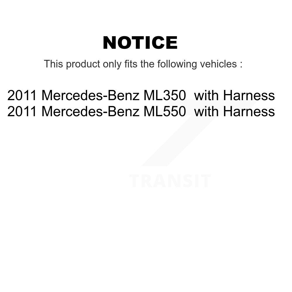 Wheel Bearing & Sensor Front Rear Kit For Mercedes-Benz ML350 ML550 with Harness