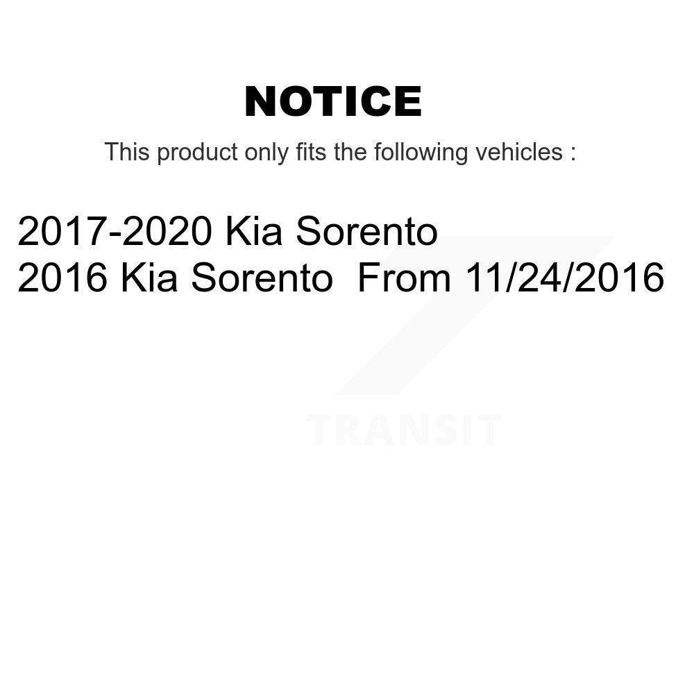 Wheel Hub Bearing And ABS Sensor Front Kit For Kia Sorento